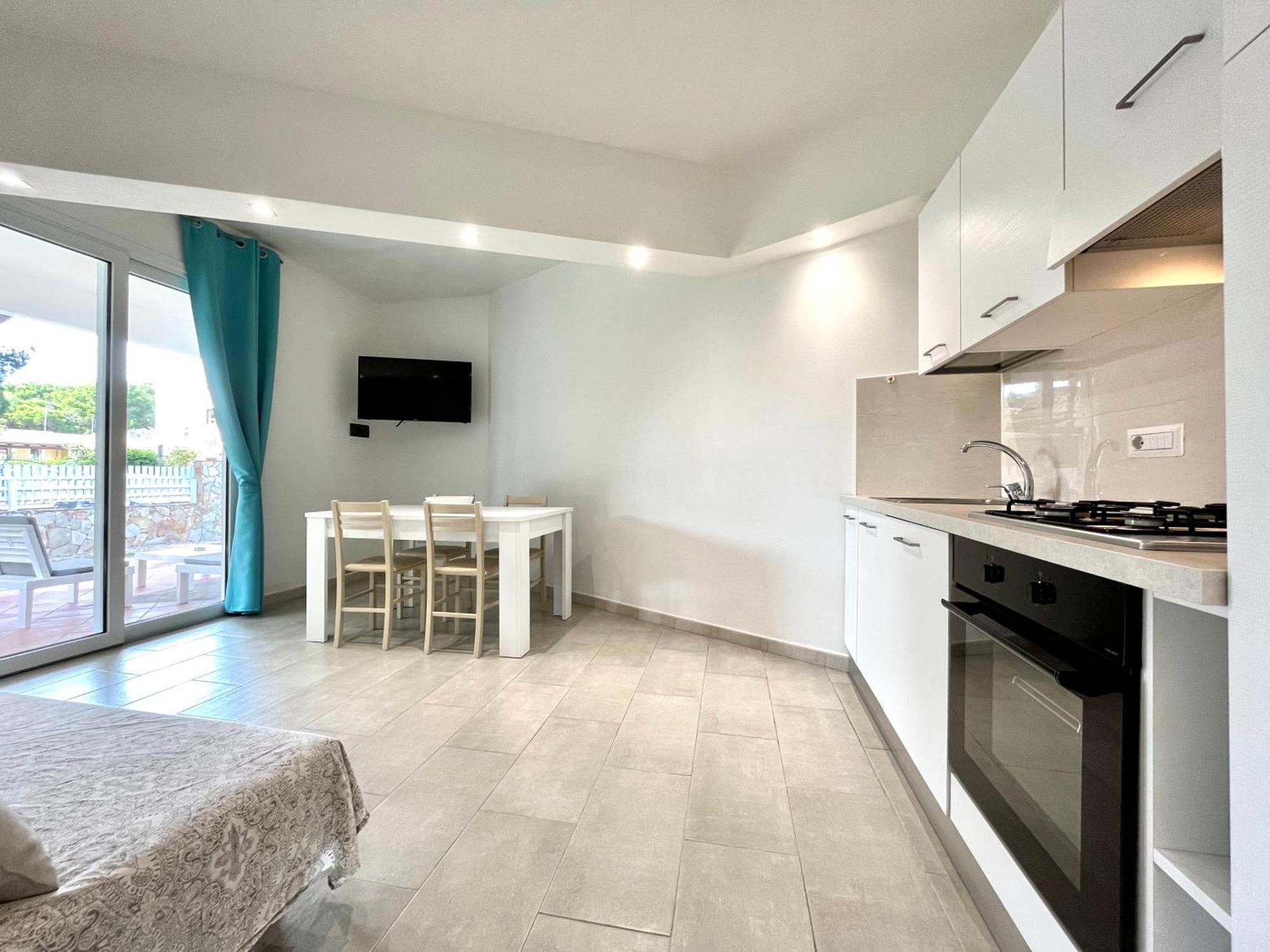 Angolo Mare Apartments & Rooms Porto Pino Exteriör bild